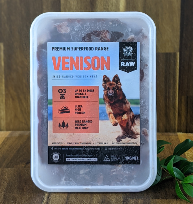 Feeding venison 2025 to dogs