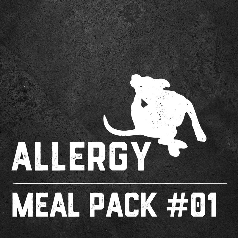 Raw Food Meal Pack for Dogs with Allergies or Skin Issues