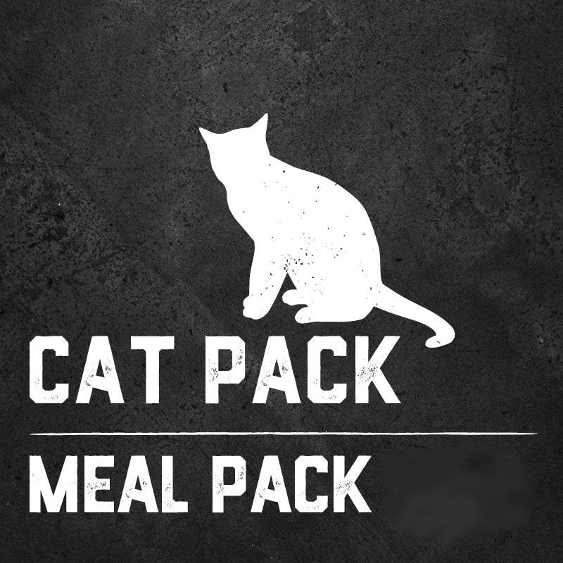Raw meal packs for raw fed cats