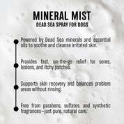 Skin Spritzer for Dogs |  "Mineral Mist"