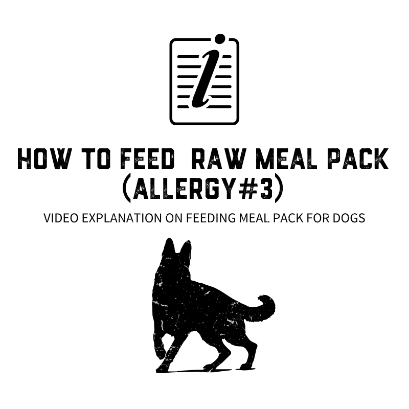 Raw Meal Pack For Dogs