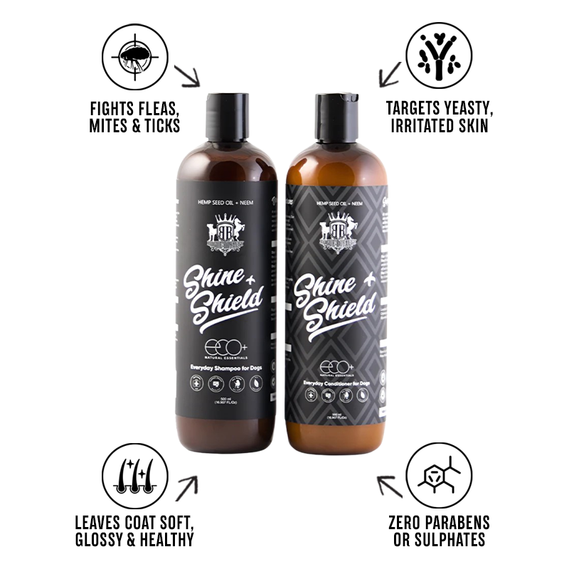 Natural Flea Control & Wash | "Shine & Shield" Combo