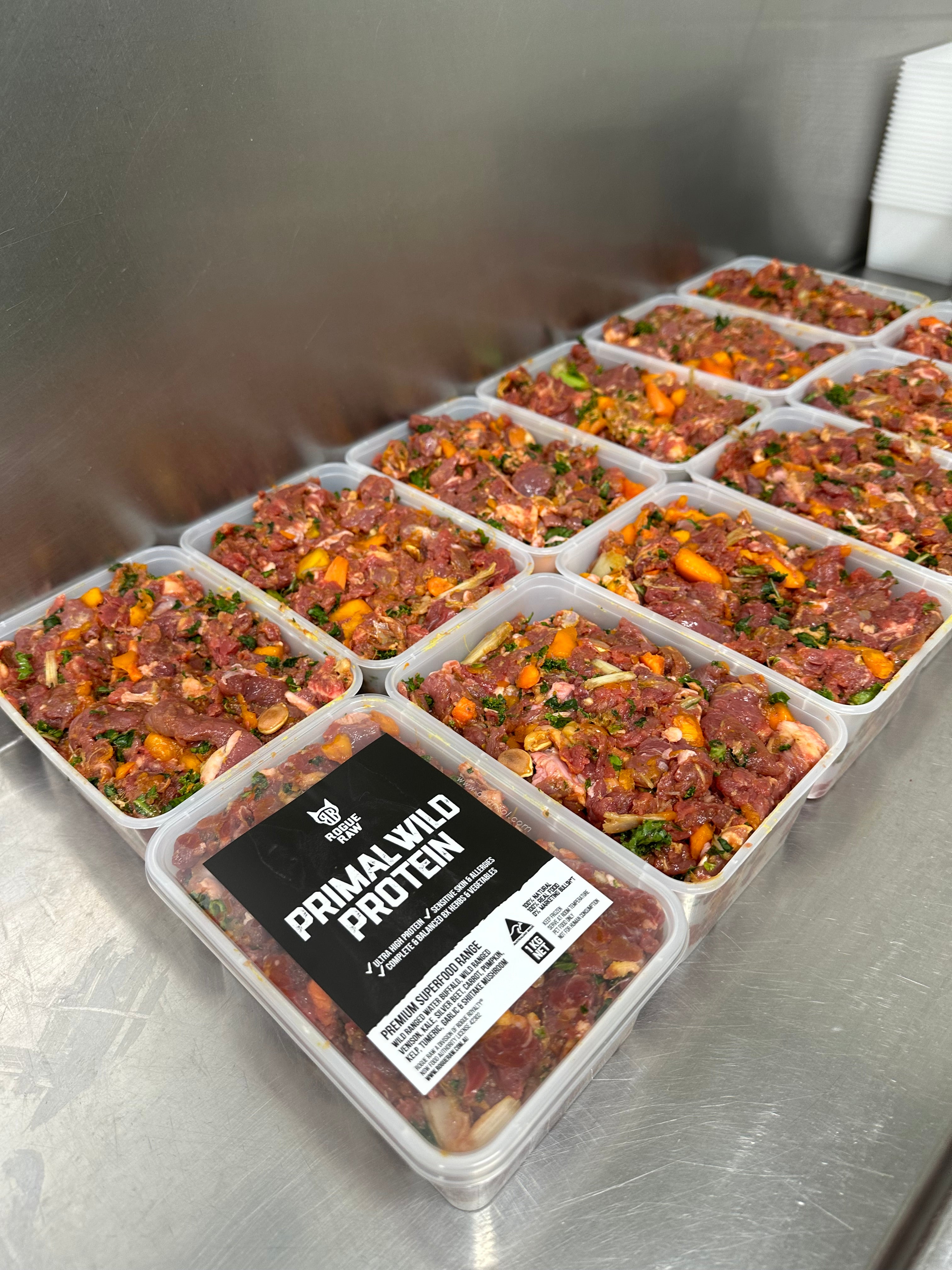 balanced and fully customisable raw diet 
