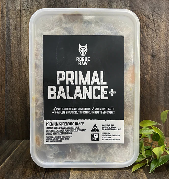 Raw balanced meal mix for dogs.