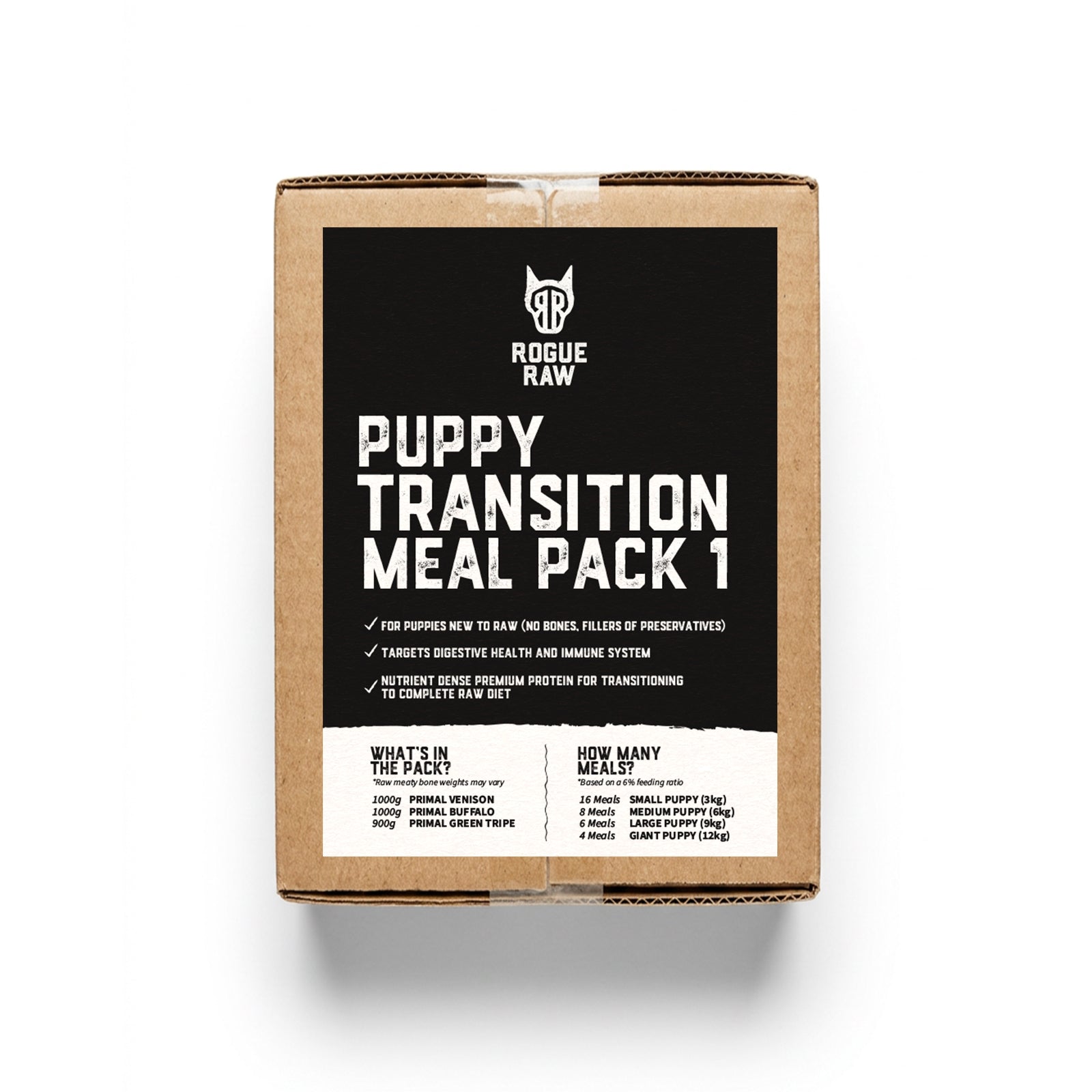 Raw Feeding Puppy Transition - Meal Pack #01