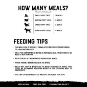 Raw Feeding Puppy Transition - Meal Pack #02