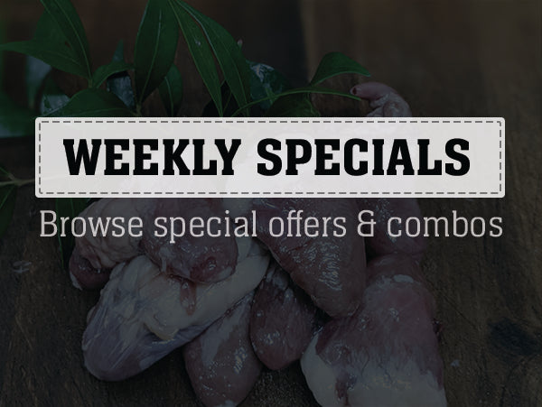 Weekly Specials Raw Food For Pets