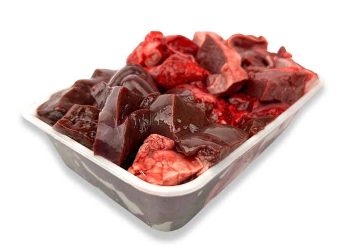 raw venison organs for dogs and cats