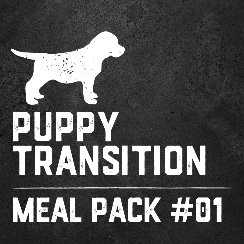 Raw Feeding Puppy Transition - Meal Pack #01